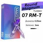 Картриджи Mast Pro 07RM-T Round Magnum Turbo заточка 5мм для татуировки