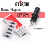 Тату картриджи Stigma 07RM, Round Magnum, для закрасочных работ