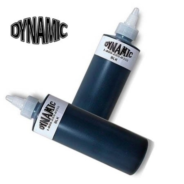 Краска для татуировок Dynamic черная, США, 250мл